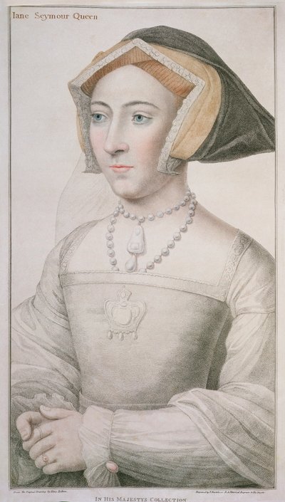 Jane Seymour (c.1509-37) incisa da Francesco Bartolozzi da Hans Holbein der Jüngere