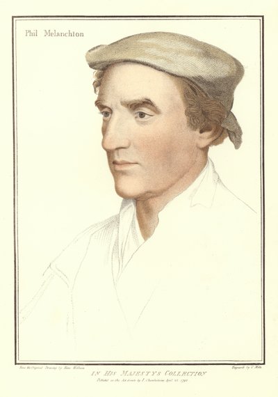 Filippo Melantone da Hans Holbein der Jüngere