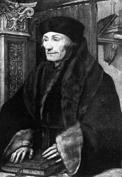 Ritratto di Erasmo da Hans Holbein der Jüngere