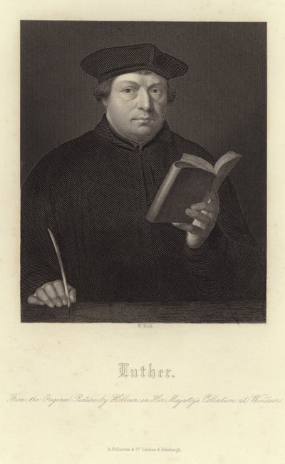 Ritratto di Martin Lutero da Hans Holbein der Jüngere