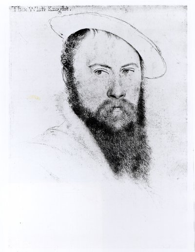 Ritratto di Sir Thomas Wyatt il Giovane (c.1521-54) da Hans Holbein der Jüngere