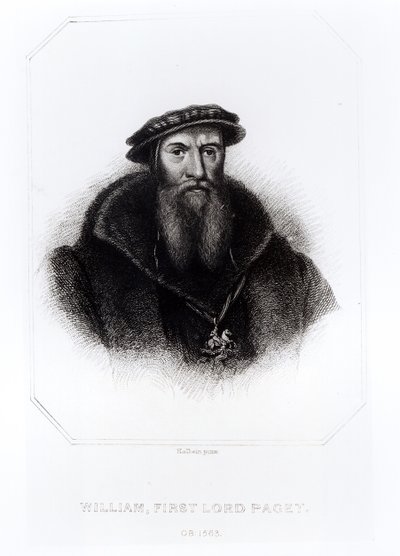 Ritratto di William, Primo Lord Paget da Hans Holbein der Jüngere