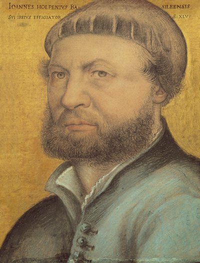 Autoritratto, 1542 da Hans Holbein der Jüngere