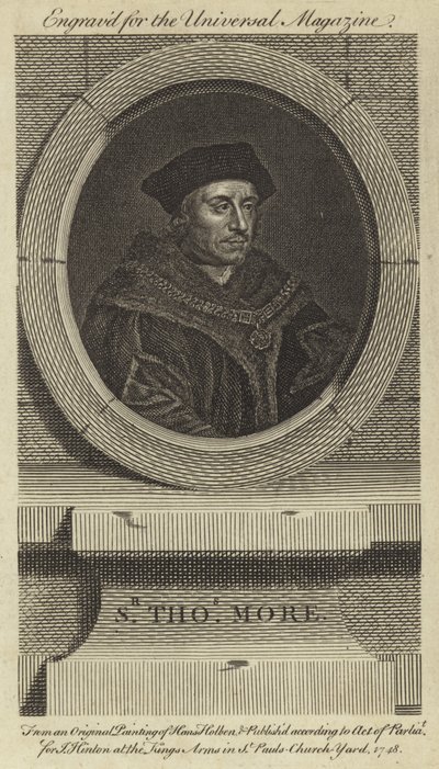 Sir Thomas More da Hans Holbein der Jüngere