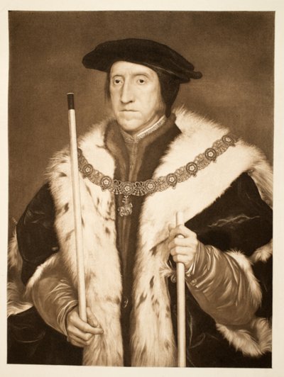 Thomas Howard, 3° Duca di Norfolk, pub. 1902 da Hans Holbein der Jüngere