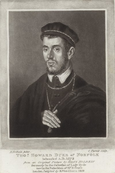 Thomas Howard Duca di Norfolk da Hans Holbein der Jüngere