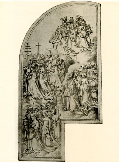 Progetto per un altare raffigurante santi da Hans Holbein the Elder