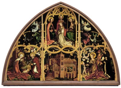German: Basilika Santa Maria Maggiore, rechter Tafel: Enthauptung der hl. Dorothea Basilica Santa Maria Maggiore da Hans Holbein the Elder