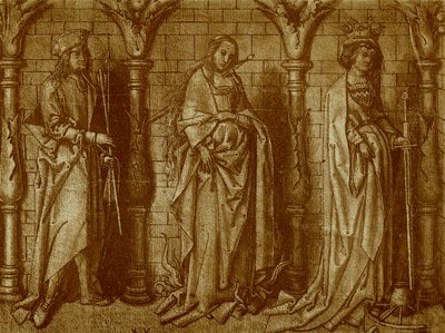 San Willibald, Lucia e Katharina da Hans Holbein the Elder