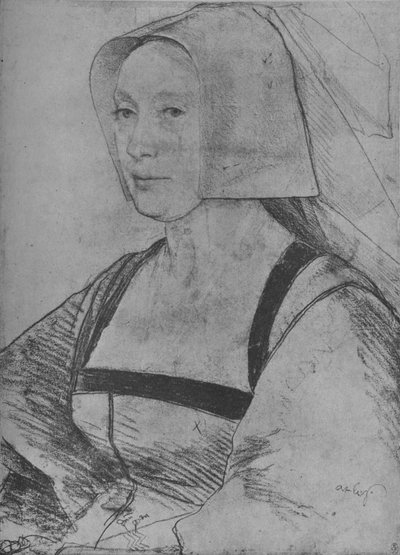 Una donna: sconosciuta, 1526-1528 da Hans Holbein der Jüngere