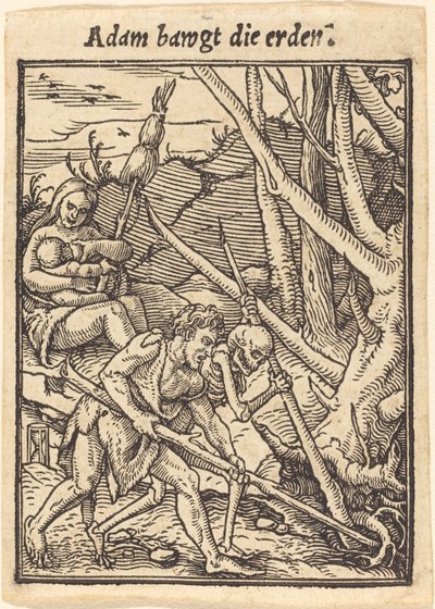 Adam bawgt die erden da Hans Holbein der Jüngere