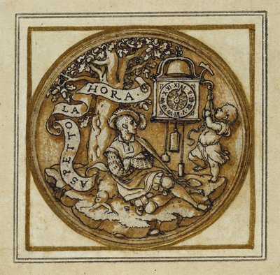 Allegoria del Tempo - Disegno per un pendente o spilla, c.1532-43 da Hans Holbein der Jüngere