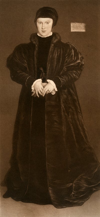 Cristina di Danimarca, Duchessa di Milano, 1538, 1902 da Hans Holbein der Jüngere