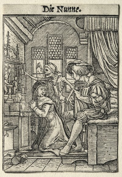 Danza della Morte: La suora da Hans Holbein the Younger