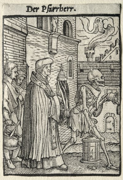 Danza della Morte: Il Pastore da Hans Holbein the Younger