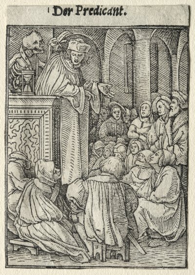 Danza della morte: Il predicatore da Hans Holbein the Younger