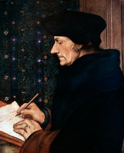 Desiderus Erasmus, umanista e studioso olandese da Hans Holbein der Jüngere