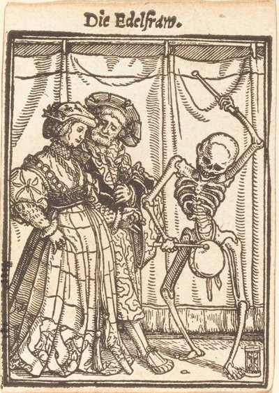 La nobildonna da Hans Holbein der Jüngere