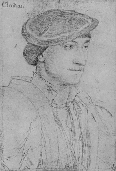Edward, Lord Clinton, c1532-1543 da Hans Holbein der Jüngere