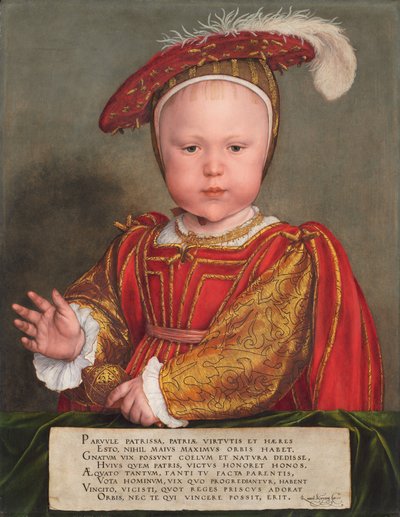 Edoardo VI da bambino da Hans Holbein der Jüngere