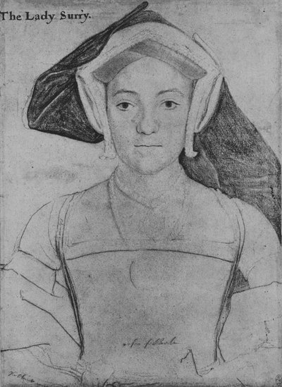 Frances, contessa di Surrey da Hans Holbein der Jüngere