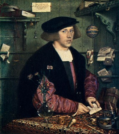 George Gisze, 1532, 1909 da Hans Holbein der Jüngere