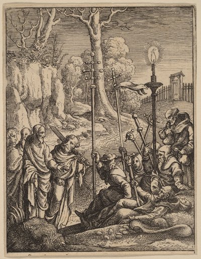 Gesù affronta i suoi detrattori da Hans Holbein the Younger