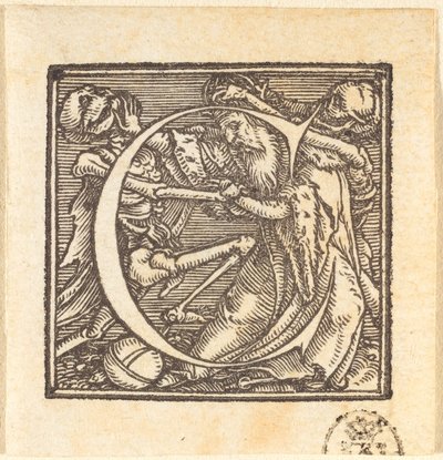 Lettera C da Hans Holbein der Jüngere