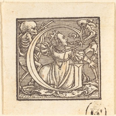 Lettera G da Hans Holbein der Jüngere