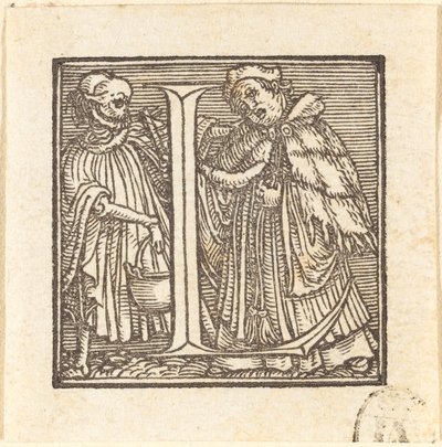 Lettera L da Hans Holbein der Jüngere