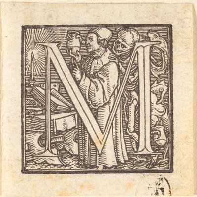 Lettera M da Hans Holbein der Jüngere