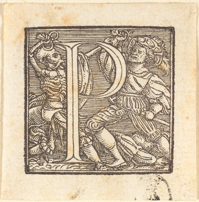 Lettera P da Hans Holbein der Jüngere