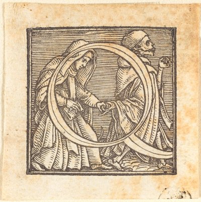 Lettera Q da Hans Holbein der Jüngere