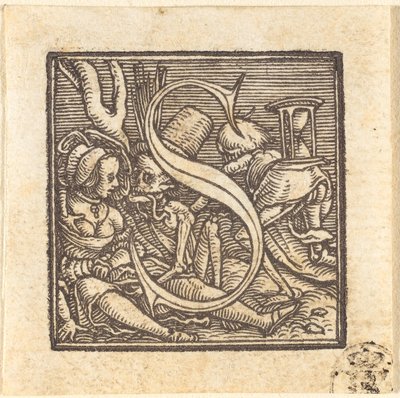 Lettera S da Hans Holbein der Jüngere