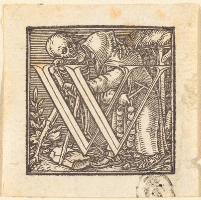 Lettera W da Hans Holbein der Jüngere