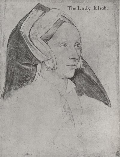 Margaret, Lady Elyot, c1532-1534 da Hans Holbein der Jüngere