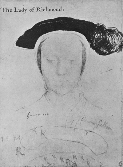 Maria, Duchessa di Richmond e Somerset, c1532-1533 da Hans Holbein der Jüngere
