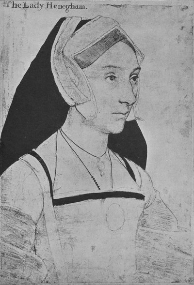Mary, Lady Heveningham, c1532-1543 da Hans Holbein der Jüngere