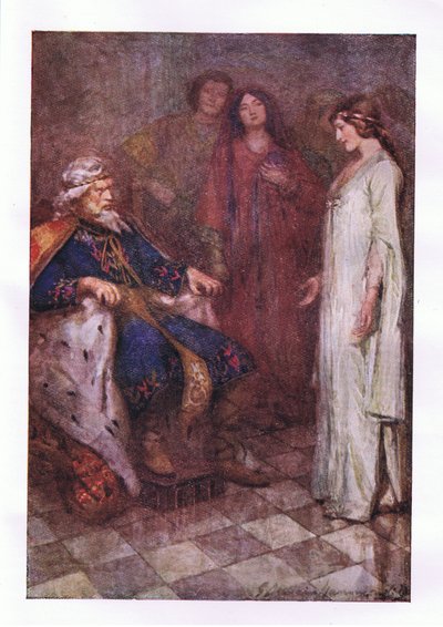 Niente mio Signore, dalle Opere Complete di Shakespeare pubblicate da George Harrap & Co Ltd, anni 1920 da Hans Holbein der Jüngere