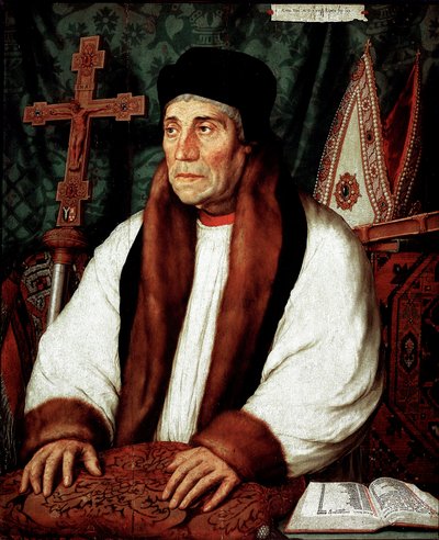 Ritratto di William Warham, Arcivescovo di Canterbury da Hans Holbein der Jüngere