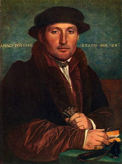 Ritratto di un uomo, 1541, 1909 da Hans Holbein der Jüngere