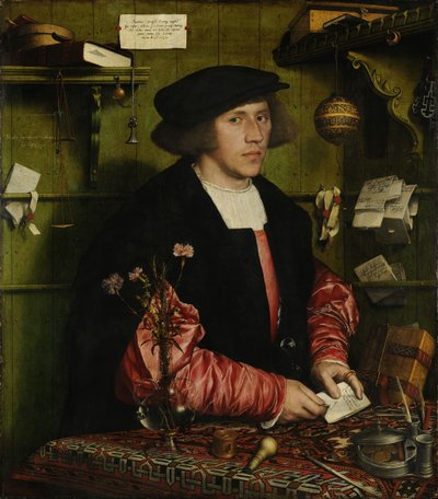 Ritratto del Mercante George Gisze da Hans Holbein der Jüngere