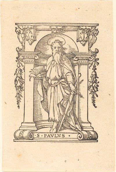 San Paolo con Libro e Spada da Hans Holbein der Jüngere