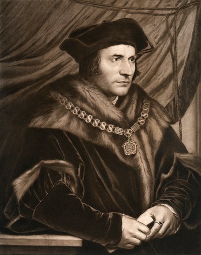 Sir Thomas More, 1527, 1902 da Hans Holbein der Jüngere