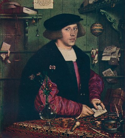 Il mercante Georg Gisze, 1532 da Hans Holbein der Jüngere
