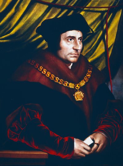 Thomas More, statista, studioso e santo inglese, c. 1527 da Hans Holbein der Jüngere