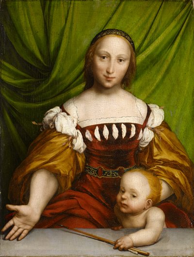 Venere con Cupido da Hans Holbein der Jüngere