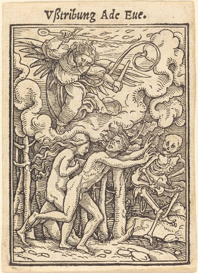 Espulsione di Adamo ed Eva da Hans Holbein der Jüngere