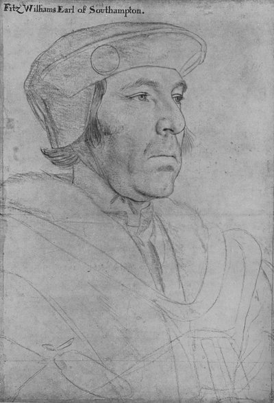 William Fitzwilliam, conte di Southampton, c1536-1540, 1945 da Hans Holbein der Jüngere