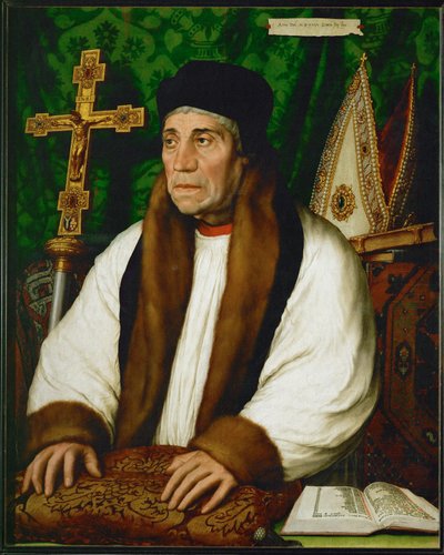 William Warham, arcivescovo di Canterbury ... da Hans Holbein the Younger